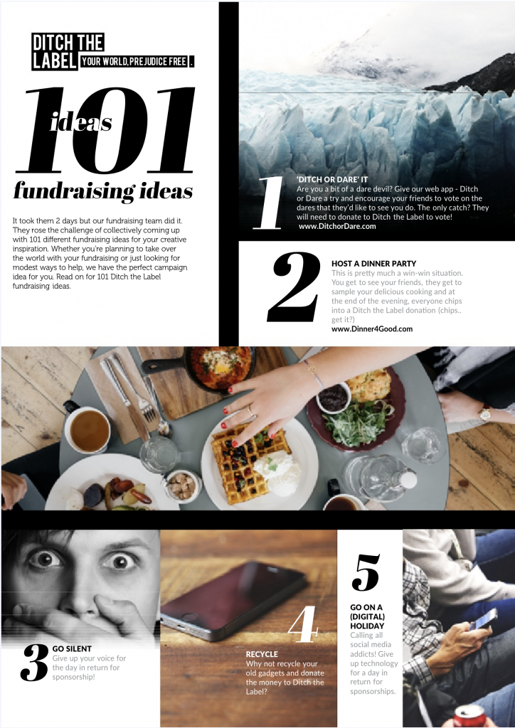 fundraising, ideas, 101