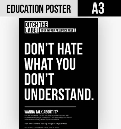 anti-bullying week posters