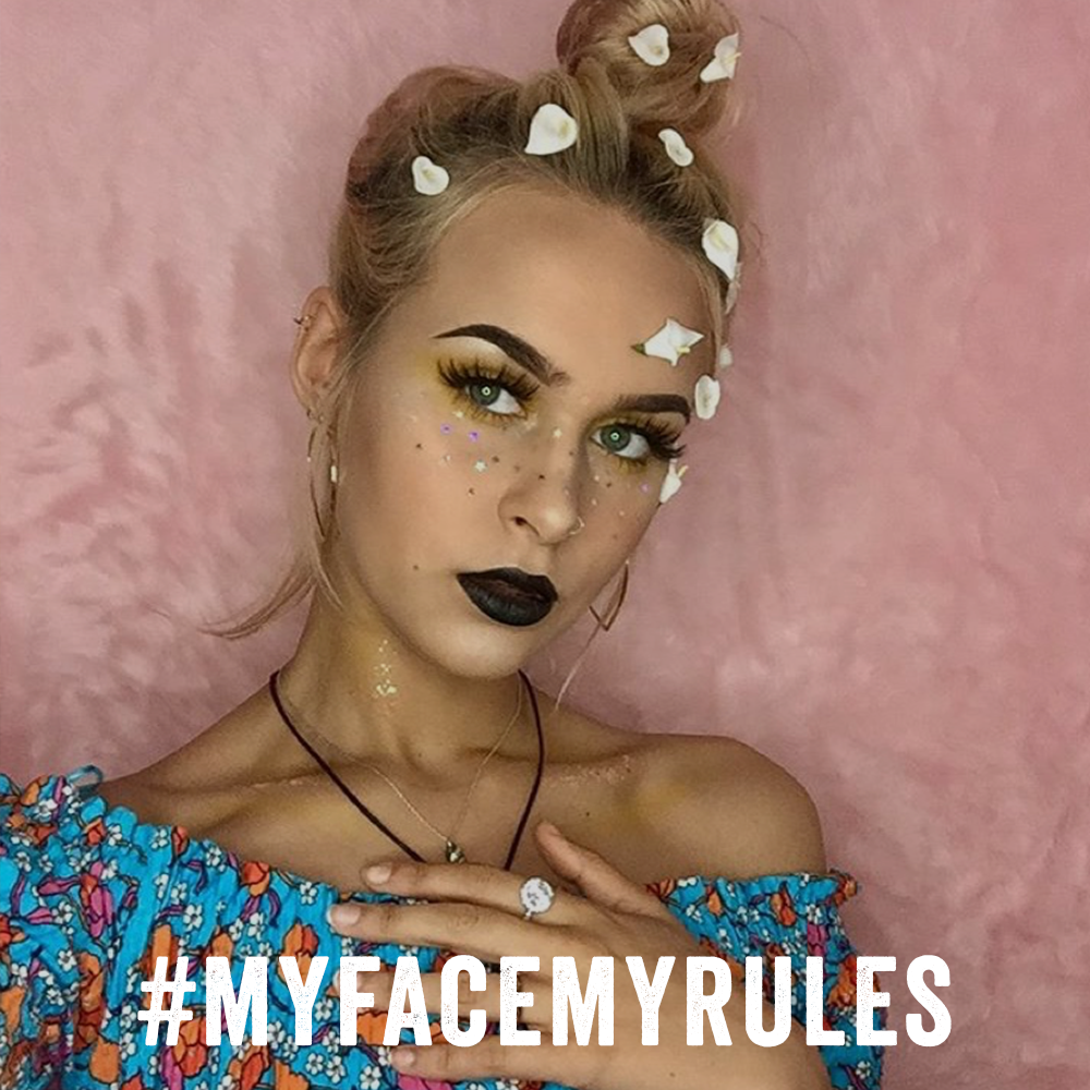 abby brown, makeup, sleek, myfacemyrules