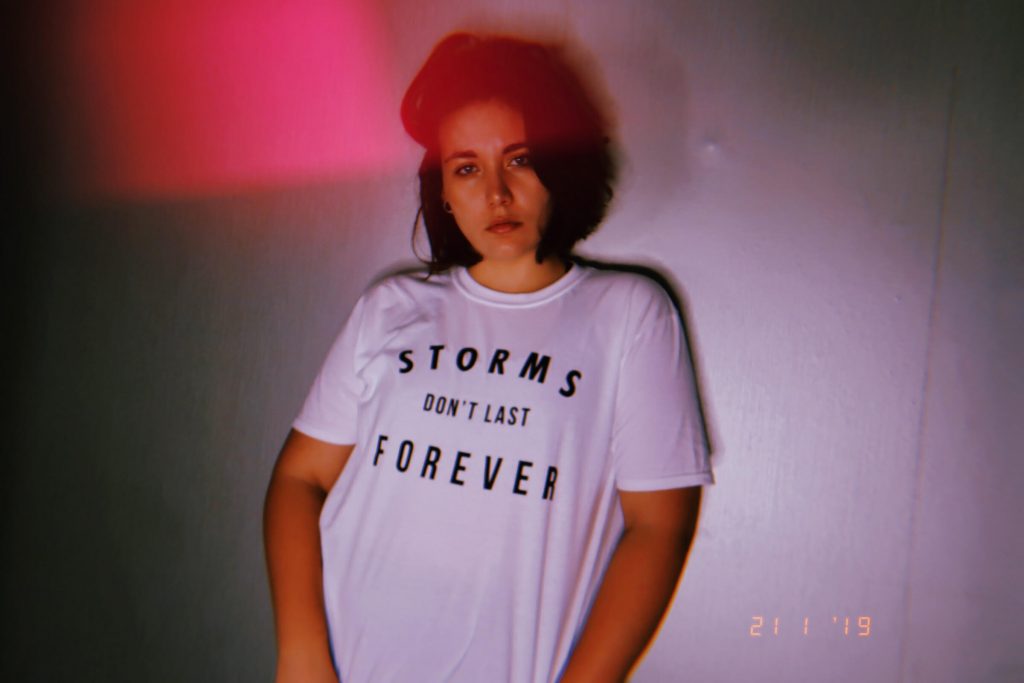 kitty, underhill, storms dont last forever, ditch the label, t-shirt, merch, charity, anti-bullying